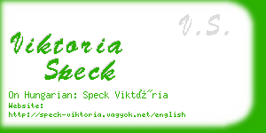 viktoria speck business card